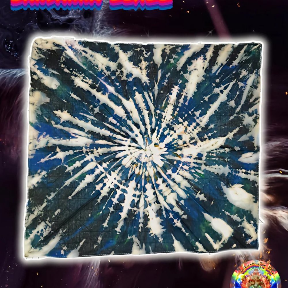 [Hand Dyed] Tie Dye Bandanna